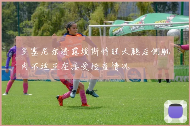 罗塞尼尔透露埃斯特旺大腿后侧肌肉不适正在接受检查情况